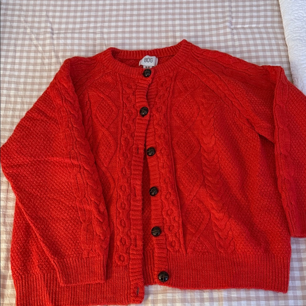 BDG Vibrant Red Knit Sweater